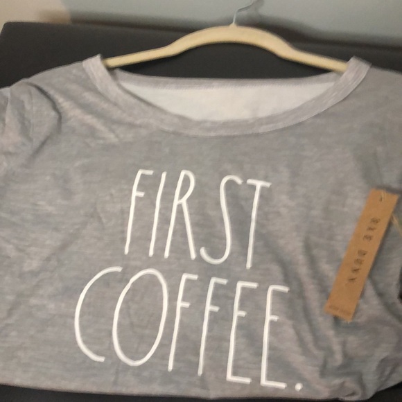 NWT Rae Dunn women”s shirt sleeved pajamas set - Picture 6 of 7